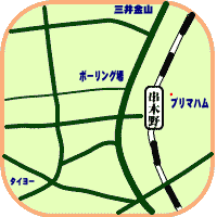 串木野駅周辺のマップ