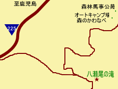 八瀬尾の滝MAP